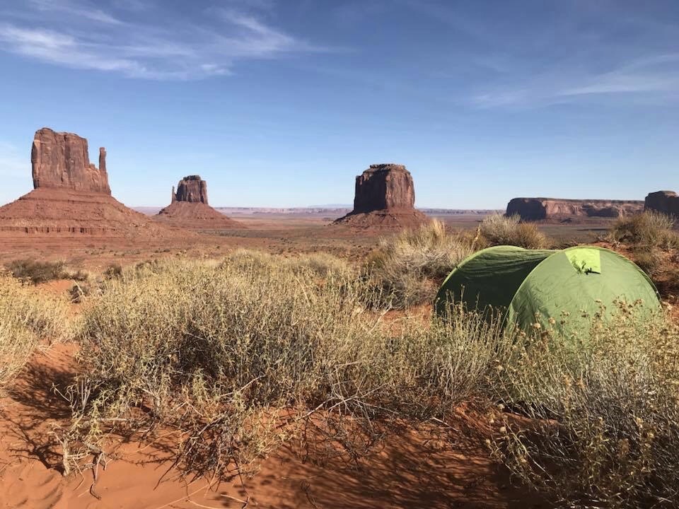 Camper dans les National Parks de l'Ouest Américain